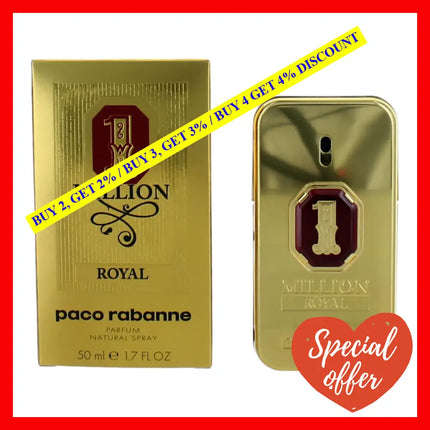 1 Million Royal By Paco Rabanne 1.7 Oz Parfum Spray For Men