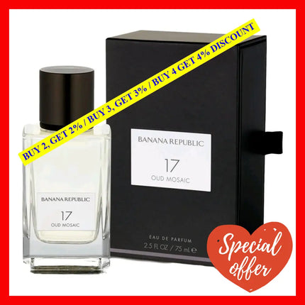 17 Oud Mosaic By Banana Republic 2.5 Oz Eau De Parfum Spray For Unisex