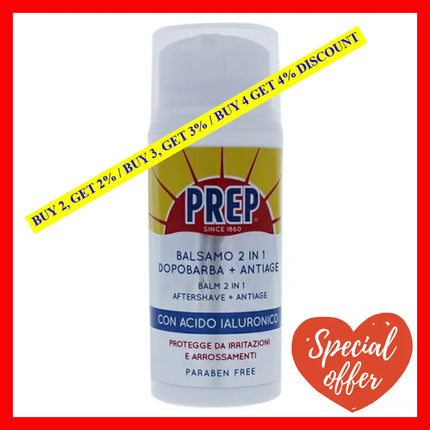 2-In-1 After Shave And Anti-Aging By Prep For Men - 2.7 Oz Shave Balm