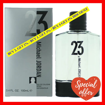 23 By Michael Jordan 3.4 Oz Cologne Spray For Men