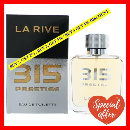 315 Prestige By La Rive 3 Oz Eau De Parfum Spray For Men