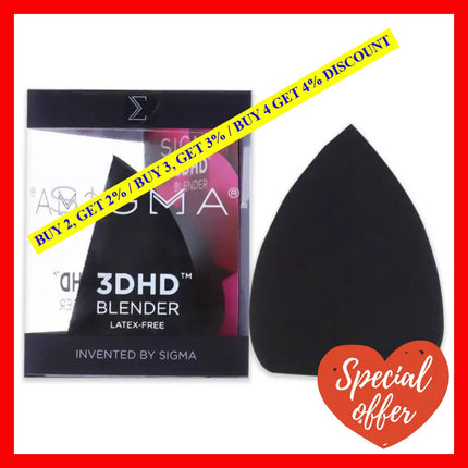 3Dhd Blender - Black By Sigma Beauty For Women 1 Pc Sponge