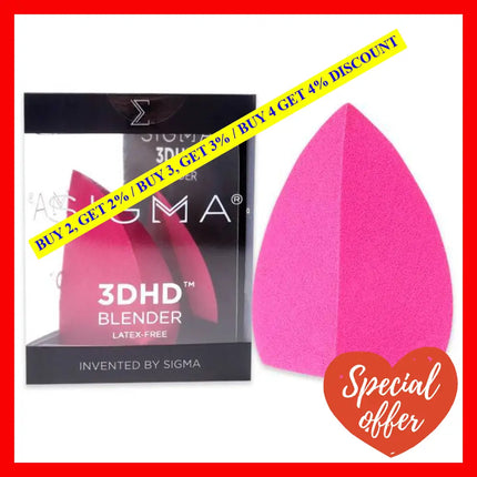 3Dhd Blender - Pink By Sigma Beauty For Women 1 Pc Sponge