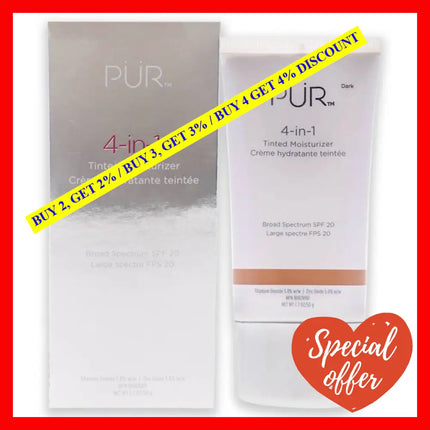 4-In-1 Tinted Moisturizer Spf 20 - Dark By Pur Cosmetics For Women 1.7 Oz Makeup