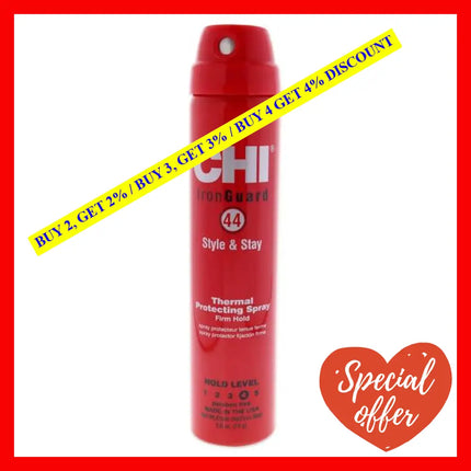 44 Iron Guard Style Stay Firm Hold Protecting Spray By Chi For Unisex - 2.6 Oz Hair