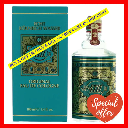 4711 By Muelhens 3.4 Oz Eau De Cologne Splash Unisex