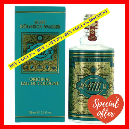 4711 By Muelhens 5.1 Oz Eau De Cologne Splash Unisex