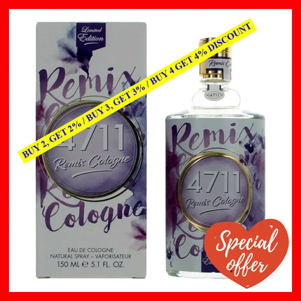 4711 Remix Cologne Lavender By Muelhens 5.1 Oz Eau De Spray For Unisex