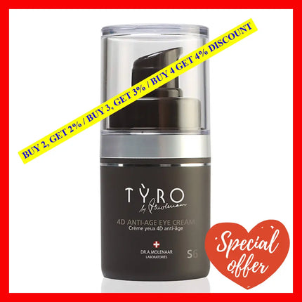 4D Anti-Age Eye Cream By Tyro For Unisex - 0.51 Oz