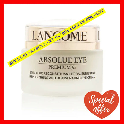 Absolue Eye Premium Bx Replenishing And Rejuvenating Cream By Lancome For Unisex - 0.7 Oz