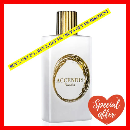 Accendis Nooria Eau De Parfum Unisex 3.4 Oz / 100 Ml