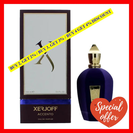 Accento By Xerjoff 3.4 Oz Eau De Parfum Spray For Unisex