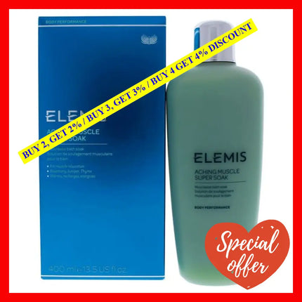 Aching Muscle Super Soak By Elemis For Unisex - 13.5 Oz Bath