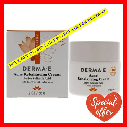 Acne Rebalancing Cream By Derma-E For Unisex - 2 Oz