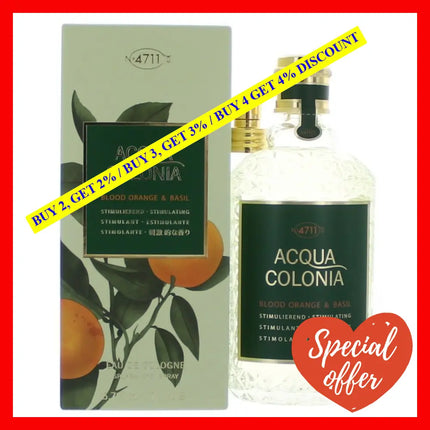 Acqua Colonia Blood Orange & Basil By 4711 5.7 Oz Eau De Cologne Splash/Spray Unisex