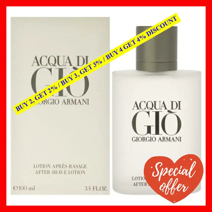 Acqua Di Gio By Giorgio Armani For Men - 3.4 Oz After Shave Lotion