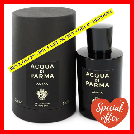 Acqua Di Parma Ambra By 3.4 Oz Eau De Parfum Spray For Unisex