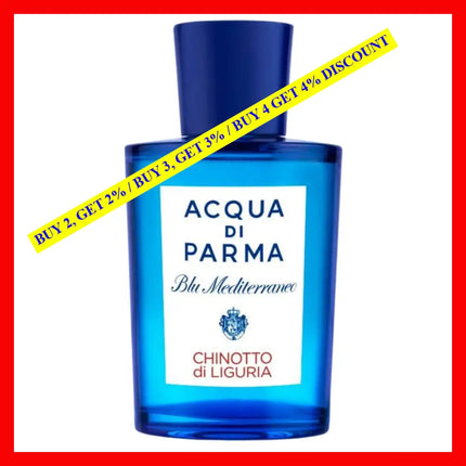 Acqua Di Parma Blu Mediterraneo Chinotto Di Liguria Edt Spray 5 Oz. / 150 Ml. Tester