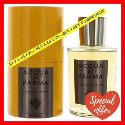 Acqua Di Parma Colonia Intensa By 3.4 Oz Eau De Cologne Spray For Men