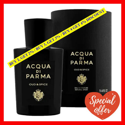 Acqua Di Parma Oud & Spice By 3.4 Oz Eau De Parfum Spray For Unisex