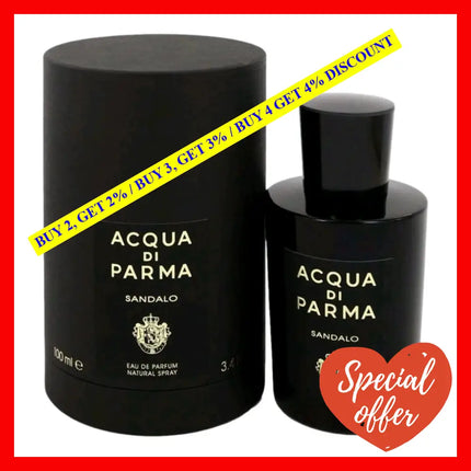 Acqua Di Parma Sandalo By 3.4 Oz Eau De Parfum Spray For Men