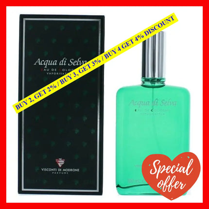 Acqua Di Selva By Visconti Modrone 3.4 Oz Eau De Cologne Spray For Men