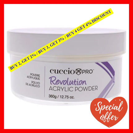 Acrylic Powder - Clear By Cuccio Pro For Women 12.75 Oz