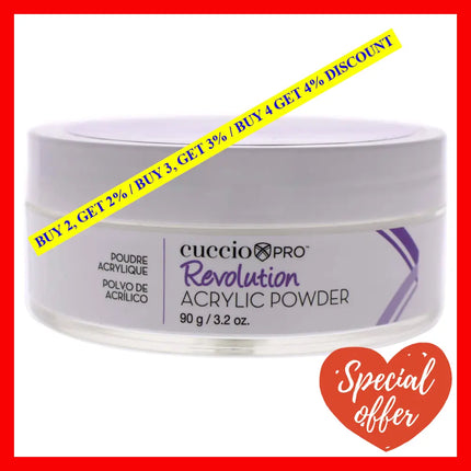 Acrylic Powder - Clear By Cuccio Pro For Women 3.2 Oz