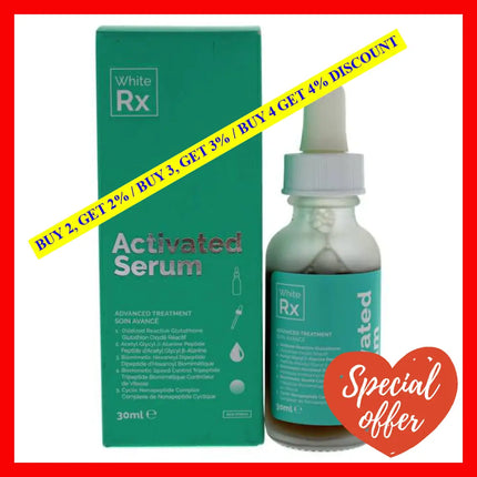 Activated Serum By White Rx For Unisex - 1 Oz