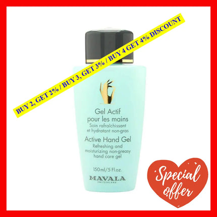 Active Hand Gel By Mavala For Women - 5 Oz