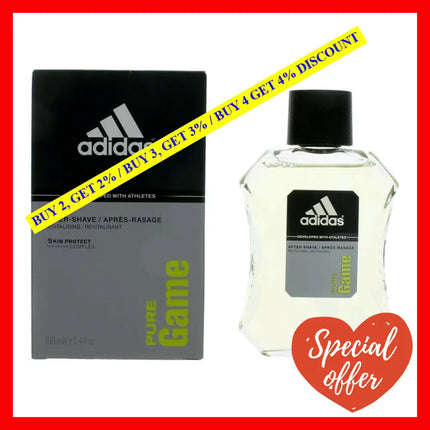 Adidas Pure Game By 3.4 Oz After Shave For Men