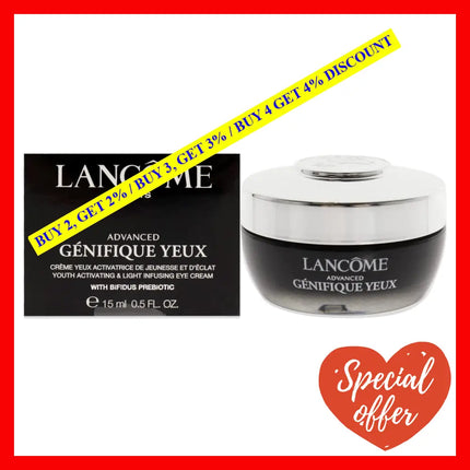 Advanced Genifique Yeux Youth Activating Eye Cream By Lancome For Unisex - 0.5 Oz