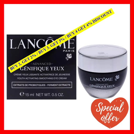 Advanced Genifique Yeux Youth Activating Eye Cream By Lancome For Unisex - 0.5 Oz