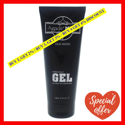 Agadir Men Firm Hold Gel By For - 6.7 Oz