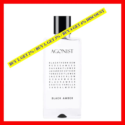 Agonist Perfumes Black Amber Eau De Parfum Unisex 1.7 Oz / 50 Ml