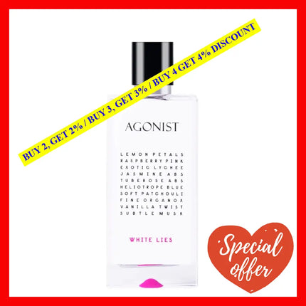 Agonist Perfumes White Lies Eau De Parfum Unisex 1.7 Oz / 50 Ml