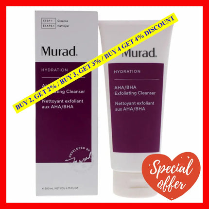 Aha-Bha Exfoliate Cleanser By Murad For Unisex - 6.75 Oz