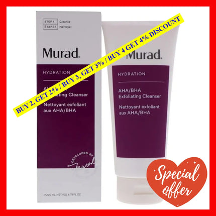 Aha-Bha Exfoliate Cleanser By Murad For Unisex - 6.75 Oz