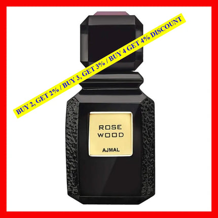 Ajmal Rose Wood Eau De Parfum Unisex 3.4 Oz / 100 Ml