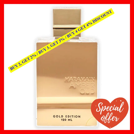 Al Haramain Amber Oud Gold Edition 4 Oz Eau De Parfum Spray