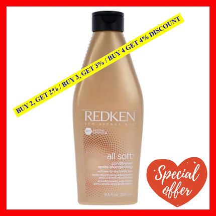 All Soft Conditioner By Redken For Unisex - 8.5 Oz