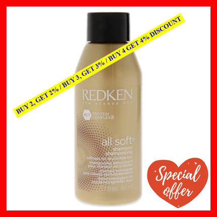 All Soft Shampoo By Redken For Unisex - 1.7 Oz