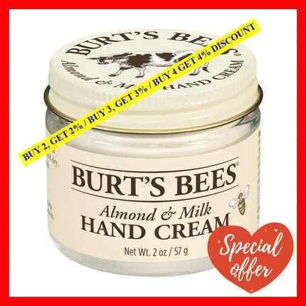 Almond & Milk Hand Cream By Burts Bees For Unisex - 2 Oz