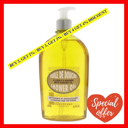 Almond Shower Oil By Loccitane For Unisex - 16.9 Oz