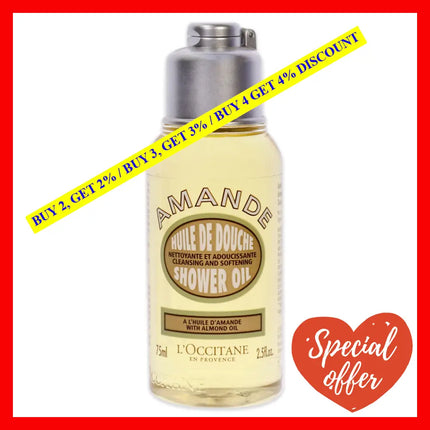 Almond Shower Oil By Loccitane For Unisex - 2.5 Oz