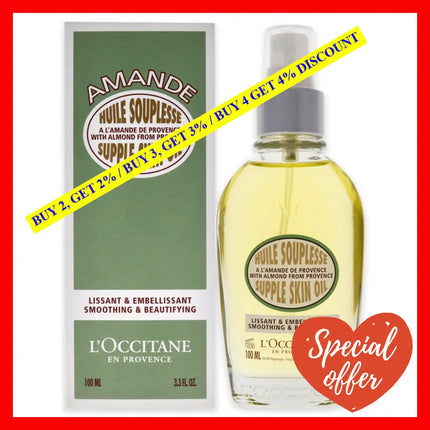 Almond Supple Skin Oil By Loccitane For Unisex - 3.4 Oz Body