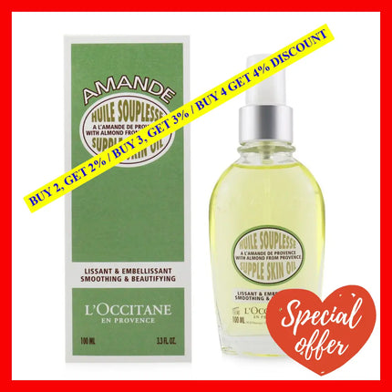 Almond Supple Skin Oil By Loccitane For Unisex - 3.4 Oz Body