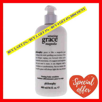 Amazing Grace Magnolia Firming Body Emulsion By Philosophy For Women - 16 Oz