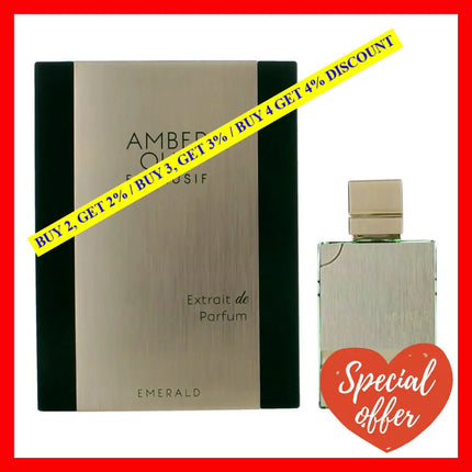 Amber Oud Exclusif Emerald By Al Haramain 2 Oz Extrait De Parfum Spray For Unisex