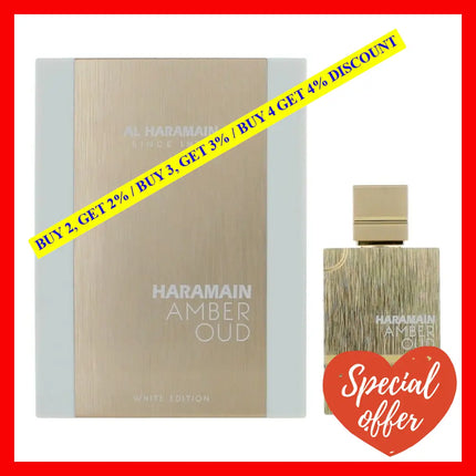 Amber Oud White Edition By Al Haramain 2 Oz Eau De Parfum Spray For Women